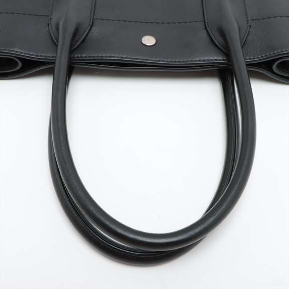 Yves Saint Laurent Rive Gauche Leather Tote Bag Black - Picture 5 of 9